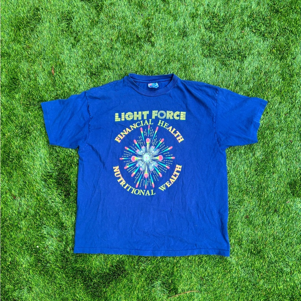 Vintage Blue Single Stitch Tee